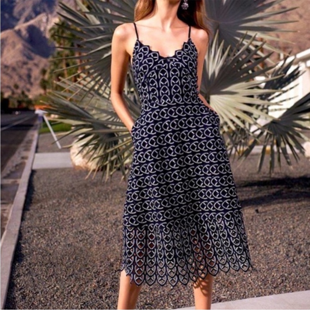 Gianni Bini Navy Dress Size 4